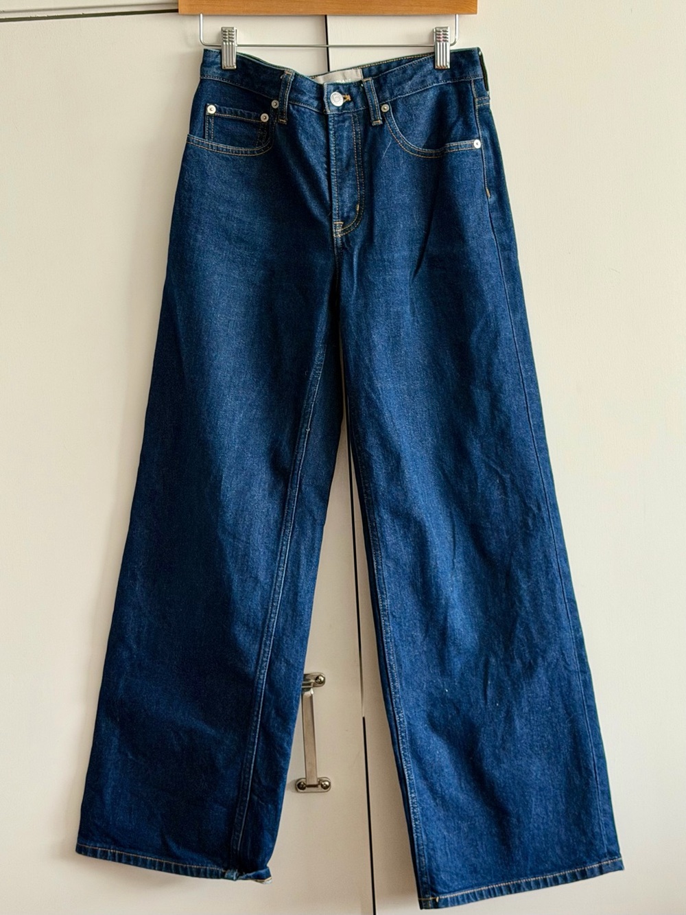 Everlane Women's Mid-Way Jean in Pure Blue, Size 26